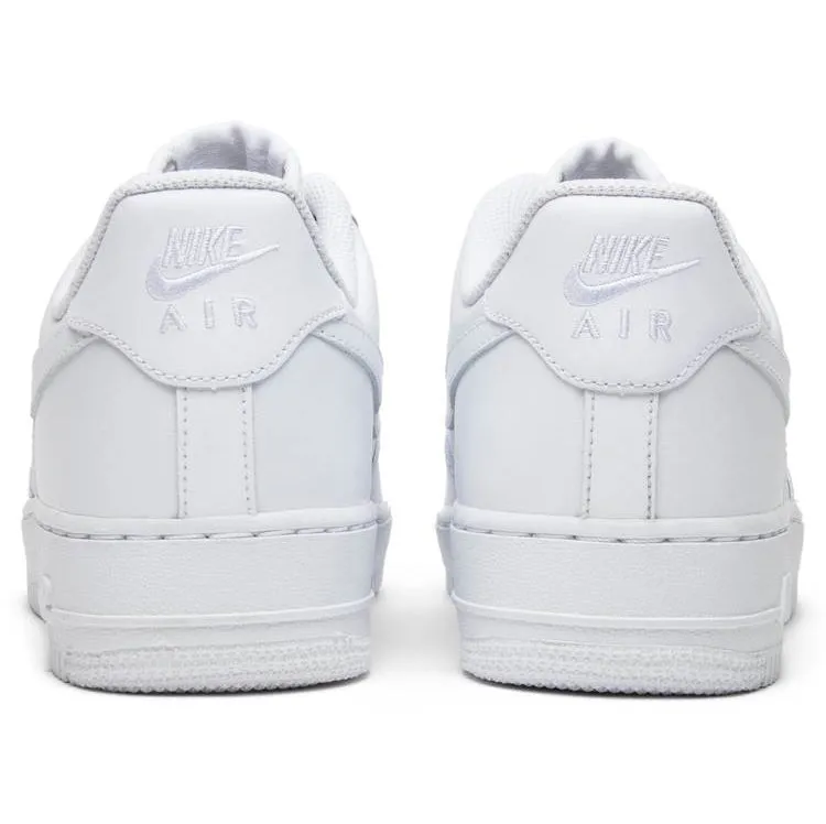 heavy - duty upper shoes Open Toe Design Nike Air Force 1 Low White '07