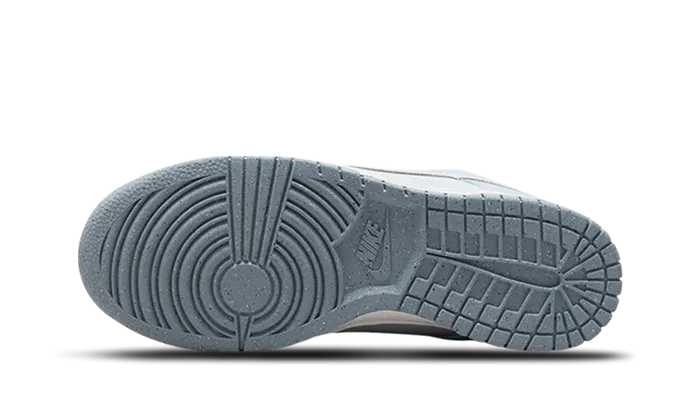 Modern sole Nike Dunk Low White Blue Airbrush