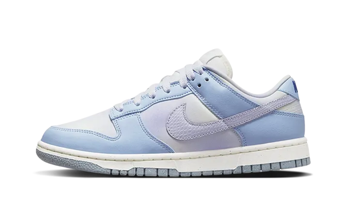Soft Arch Nike Dunk Low White Blue Airbrush