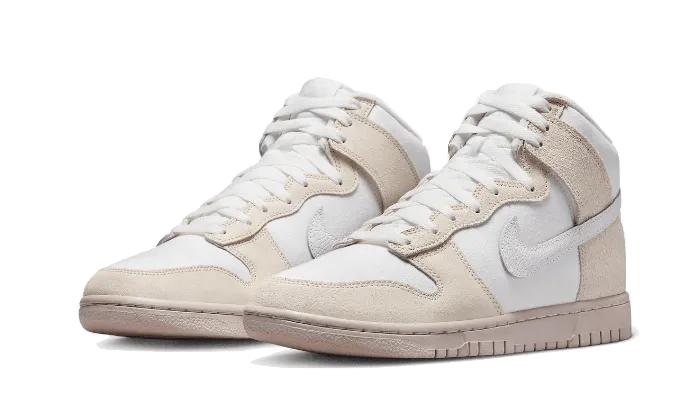 addiction running in single - lane tracks shoes Dunk High Retro PRM Cracked Leather Swoosh