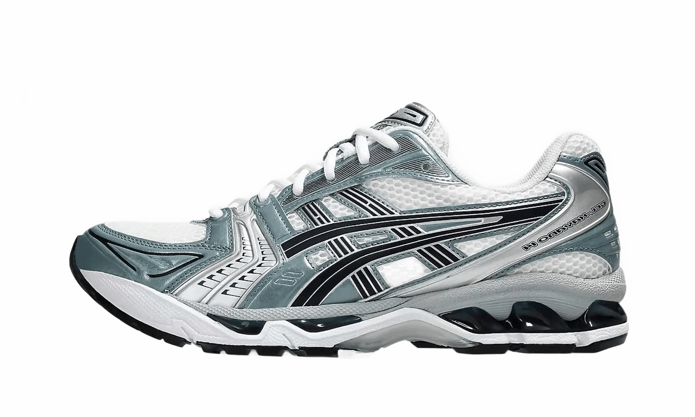 Gel-Kayano 14 White Fjord Grey velcro - design shoes