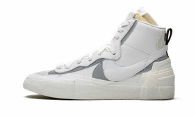 Nike Blazer Mid Sacai White Grey Pace Drive Unibody Construction