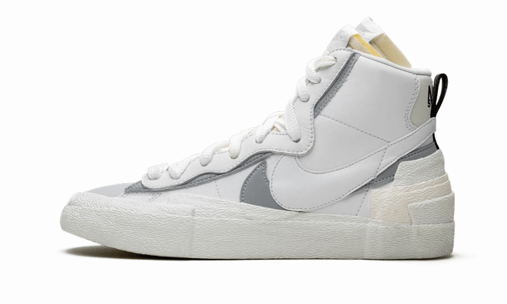 Flexible Ride Breathable Use Nike Blazer Mid Sacai White Grey