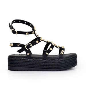 EXE 18093-E9 Platform Strapped Sandals