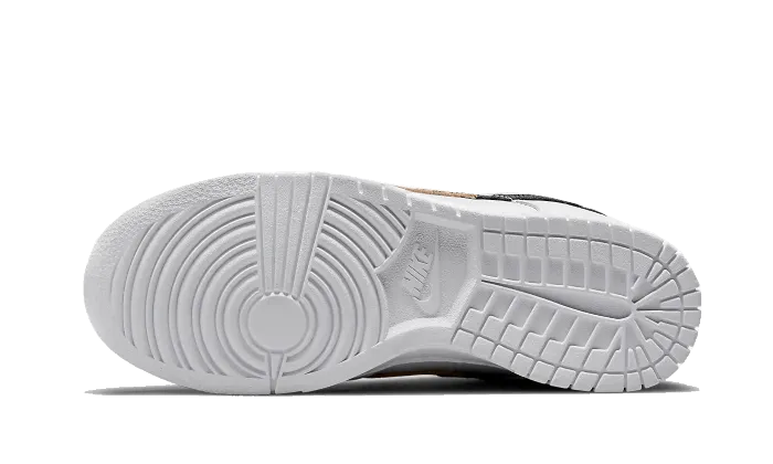 Push Power Abrasion Resistant Reinforcement Nike Dunk Low Animal Print White