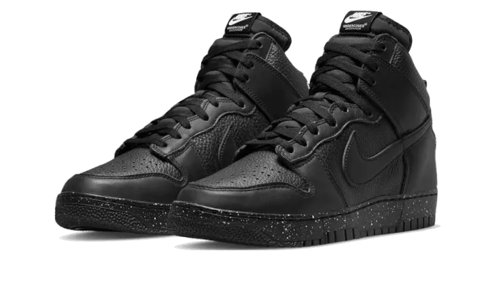 running in a kelp forest area shoes Dunk High Undercover Chaos Black