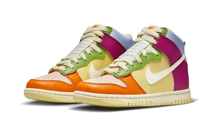 Nike Dunk High Multi-Color amateur running option