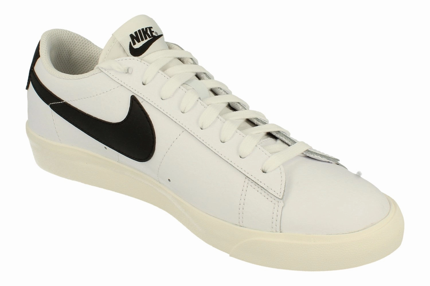 Nike Blazer Low Leather Mens Trainers CI6377 101 Lightweight Upper
