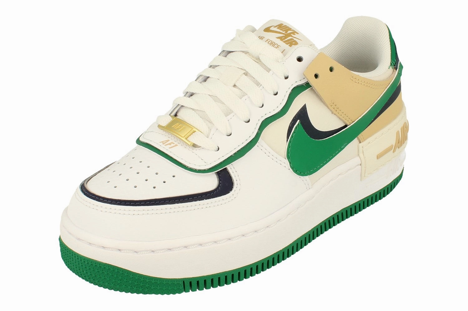 Nike Womens Air Force 1 Shadow Trainers DZ1847 102 zip - up - feature shoes running in the dryness shoes