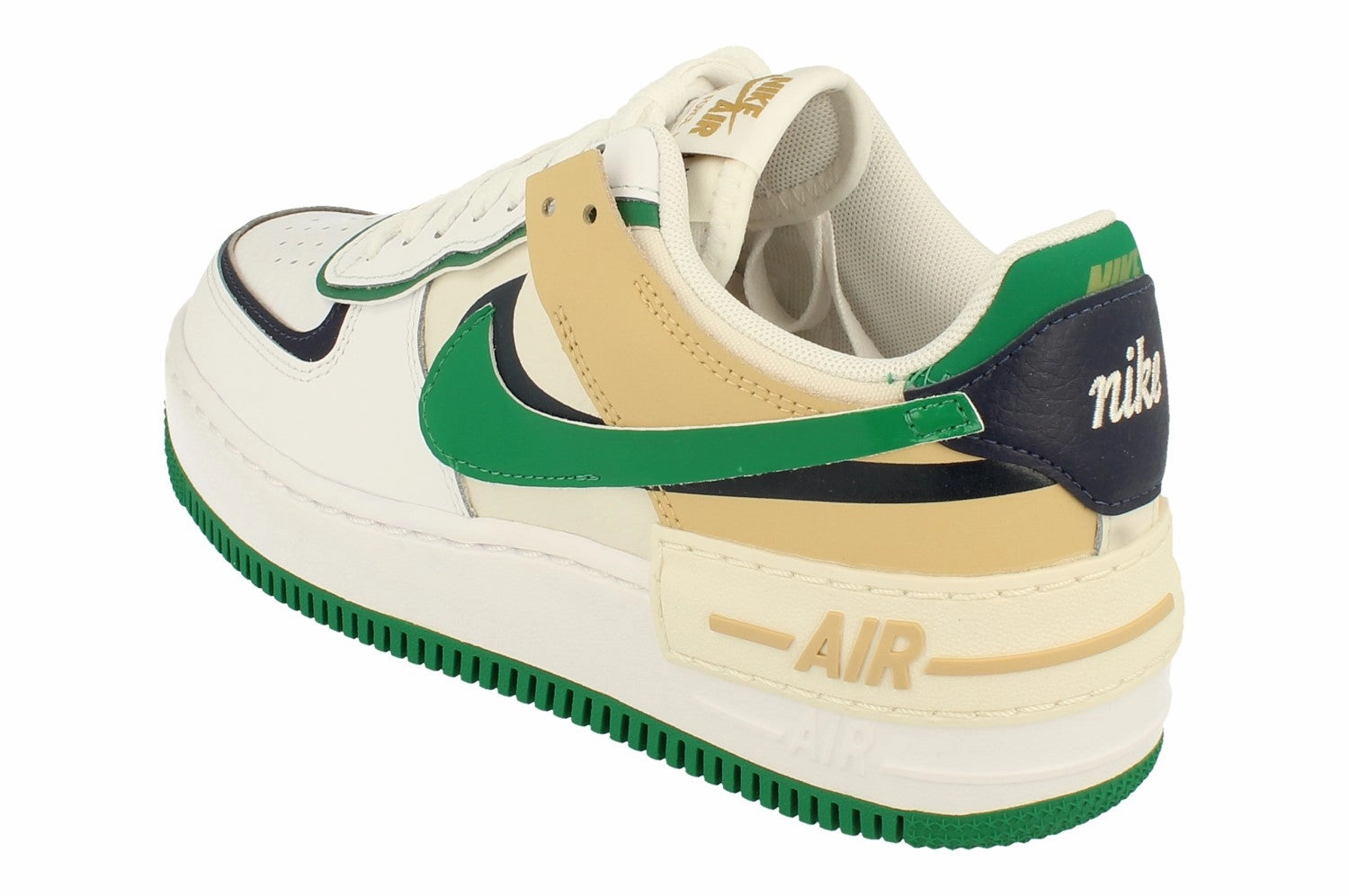 street shoes Kinetic - powered Nike Womens Air Force 1 Shadow Trainers DZ1847 102