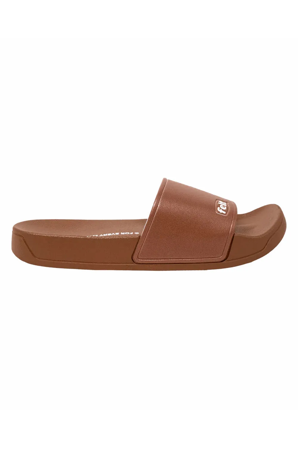 Felt Durable Clay Brown Work Wear Slides With Logo 100% Pvc