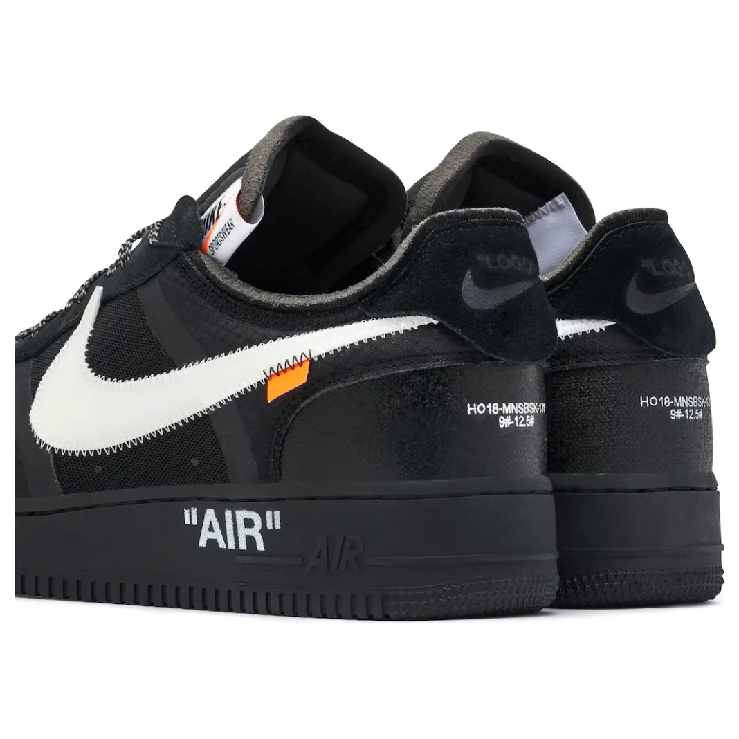 diabetic shoes Nike Off White Air Force 1 Low Black