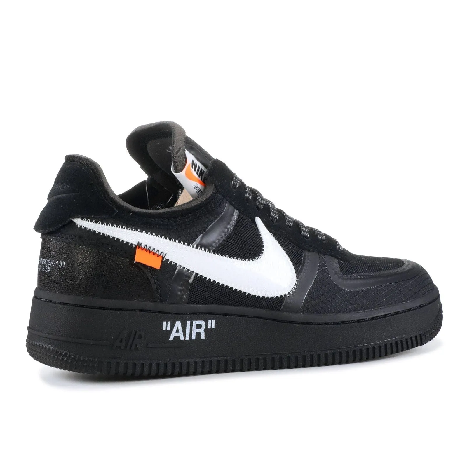 Nike Off White Air Force 1 Low Black Outdoor Fit amazing comfort