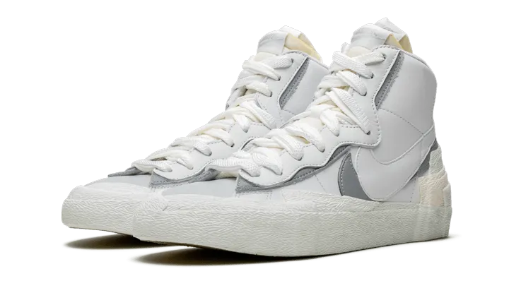 Blazer Mid Sacai White Grey functional - training running shoes