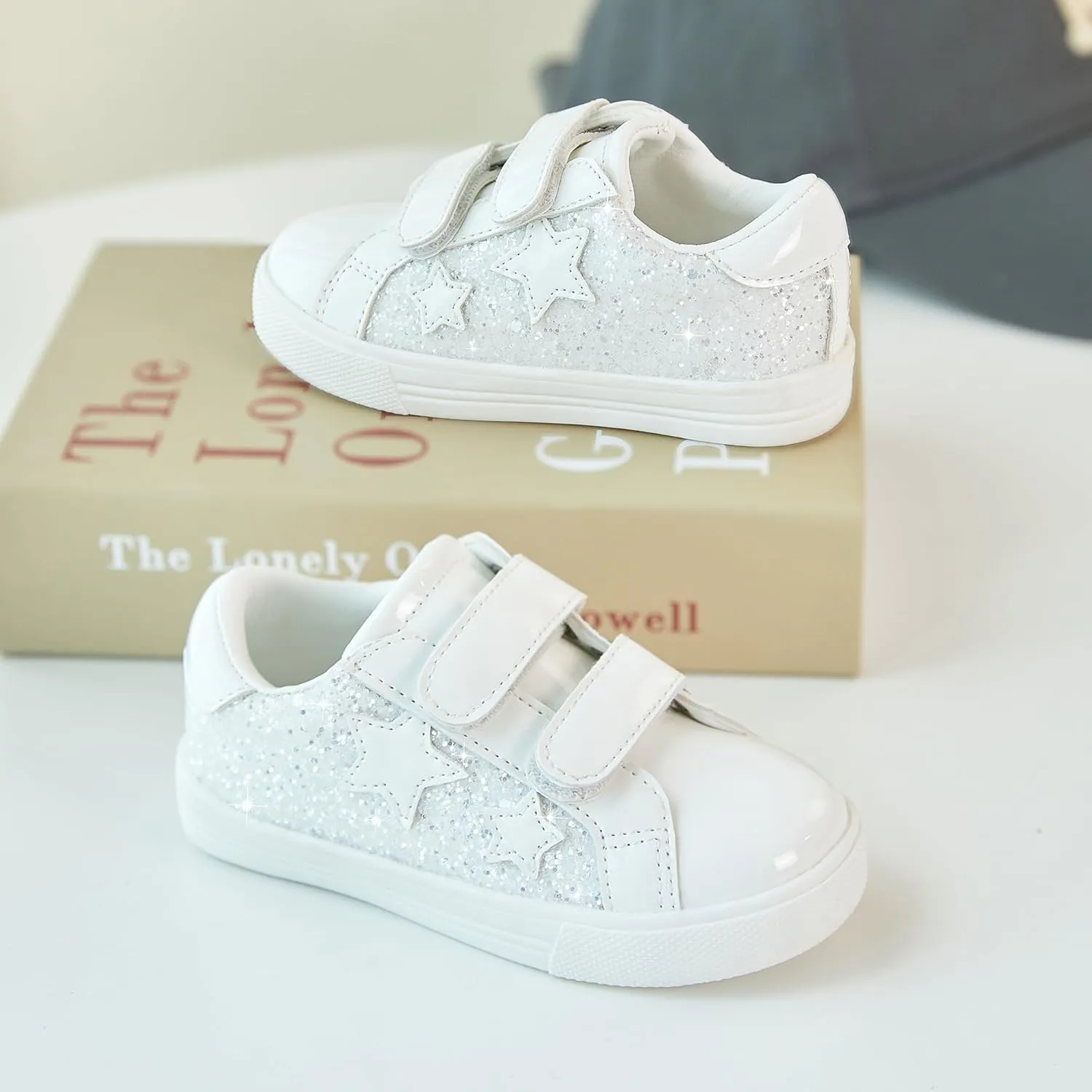 Flaryzone Toddler Girls Sneakers Little Girls Running Sports Shoes(Toddler/Little Kids)