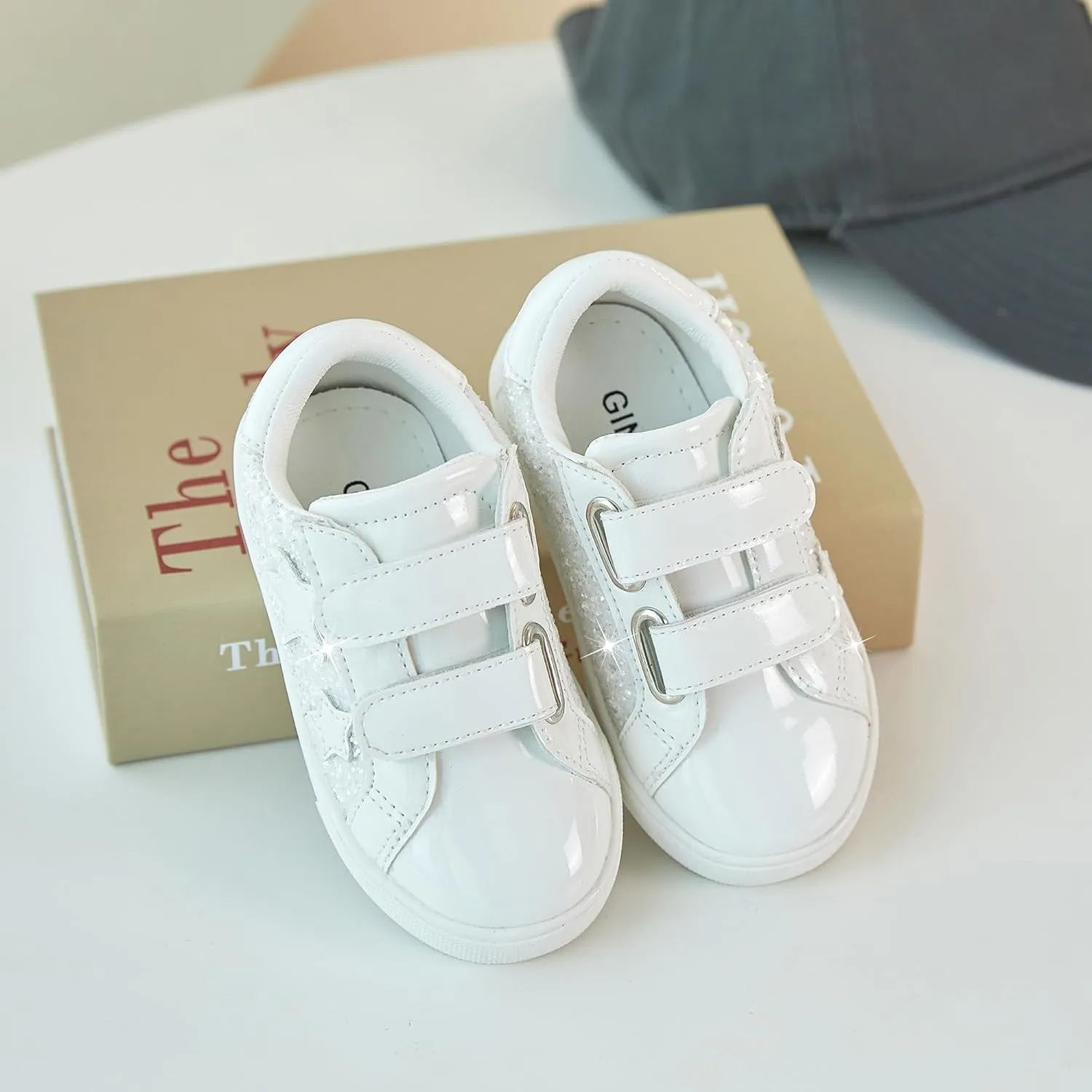Flaryzone Toddler Girls Sneakers Little Girls Running Sports Shoes(Toddler/Little Kids)