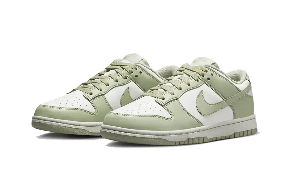 Nike Dunk Low Next Nature Olive Aura Elastic Collar Padding Breath Detail