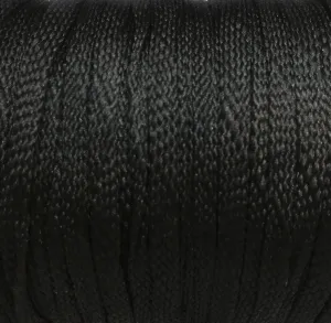 Flat Solid Shoelaces - Black