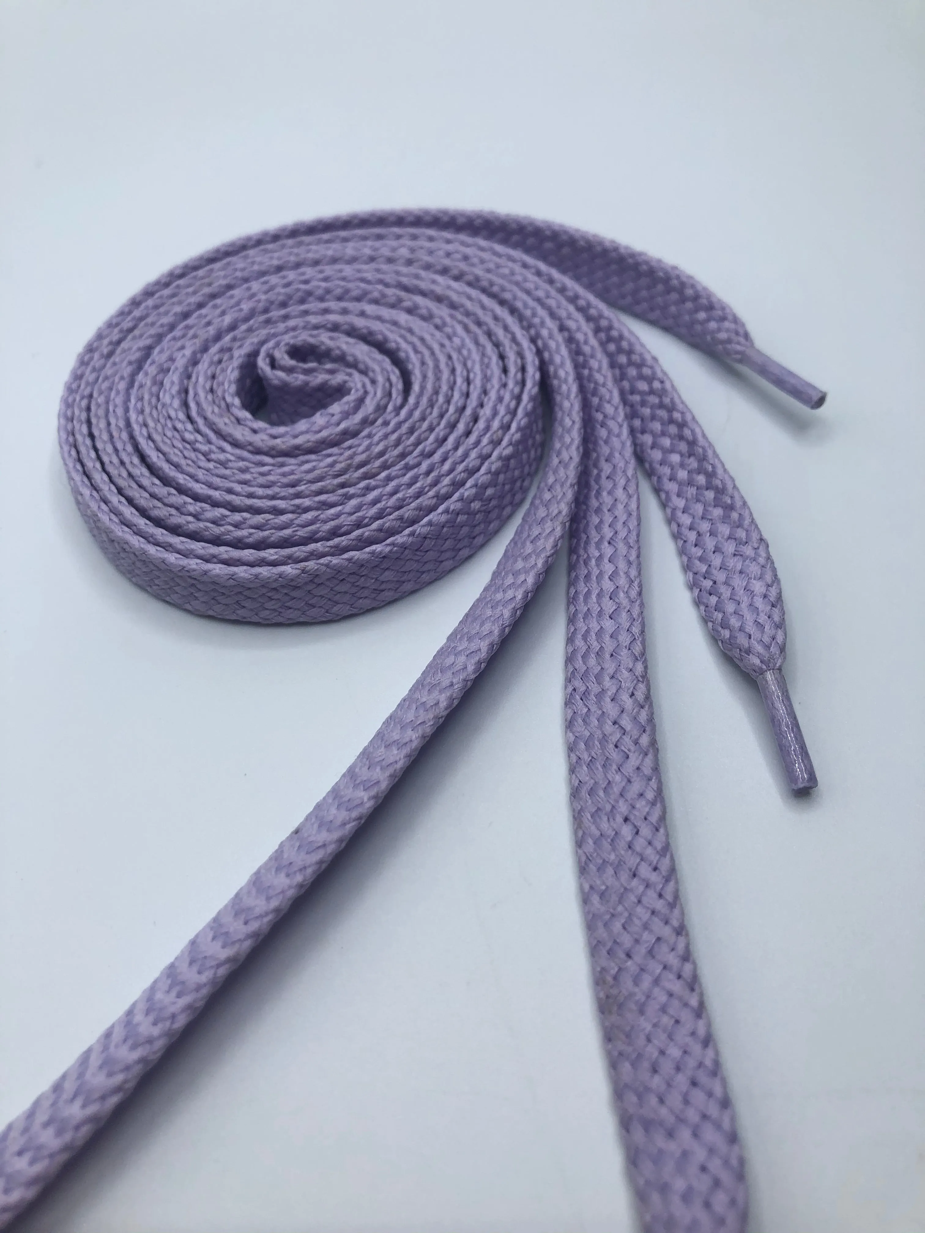 Flat Solid Shoelaces - Violet