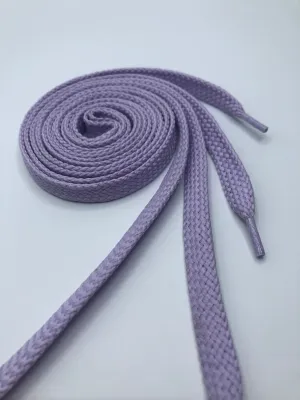 Flat Solid Shoelaces - Violet