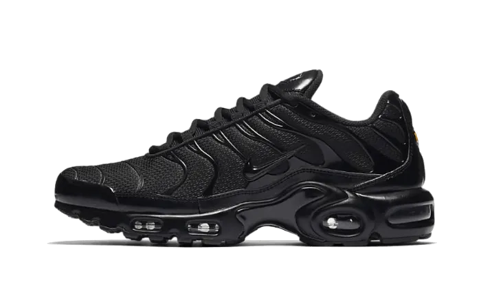 Nike Air Max Plus Triple Black All Day Pace Outsole Traction