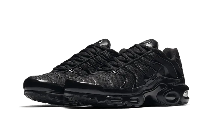 bright - colors camouflage running shoes Air Max Plus Triple Black