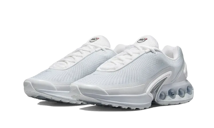 Air Max DN White Metallic form - fitting running gear