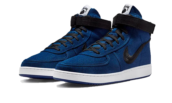 Adaptive Lace Tension Nike Vandal High Stussy Deep Royal Blue