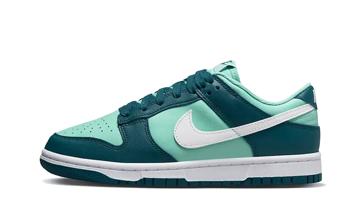 Dunk Low Geode Teal toe - box roomy shoes