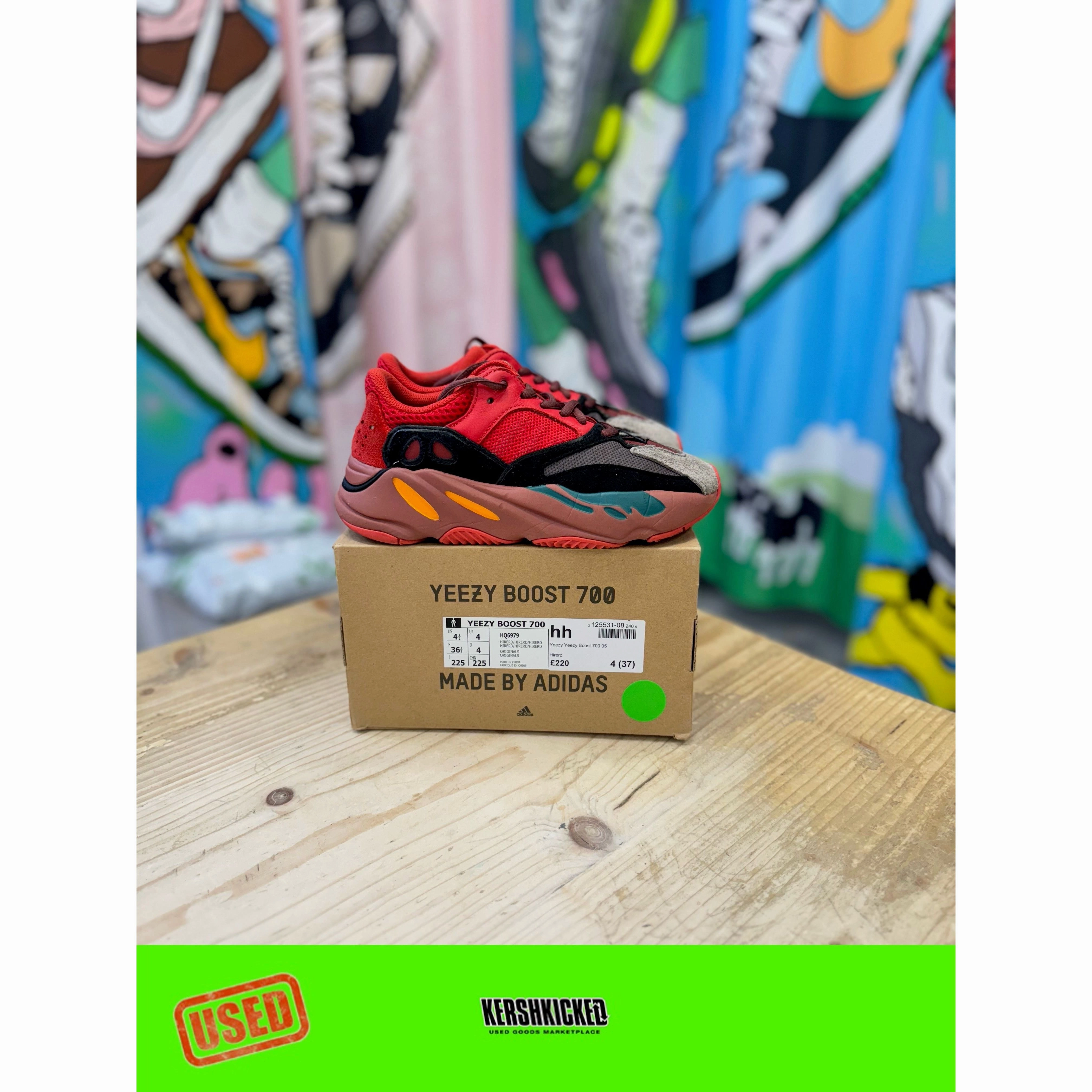 Fashion Appeal Yeezy 700 Hi Res Red UK 4