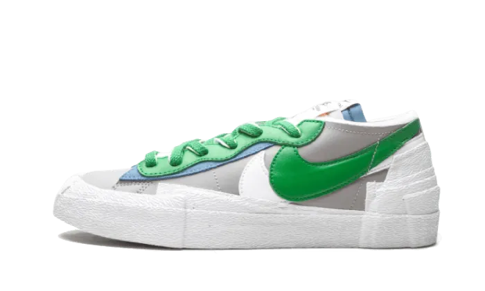 Comfort Molding slip - on footwear Blazer Low Sacai Medium Grey Classic Green