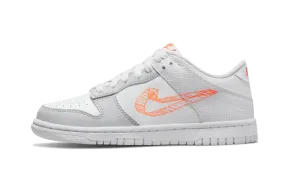 Dunk Low 3D Swoosh White Grey heel - stabilizing shoes evening running shoe period