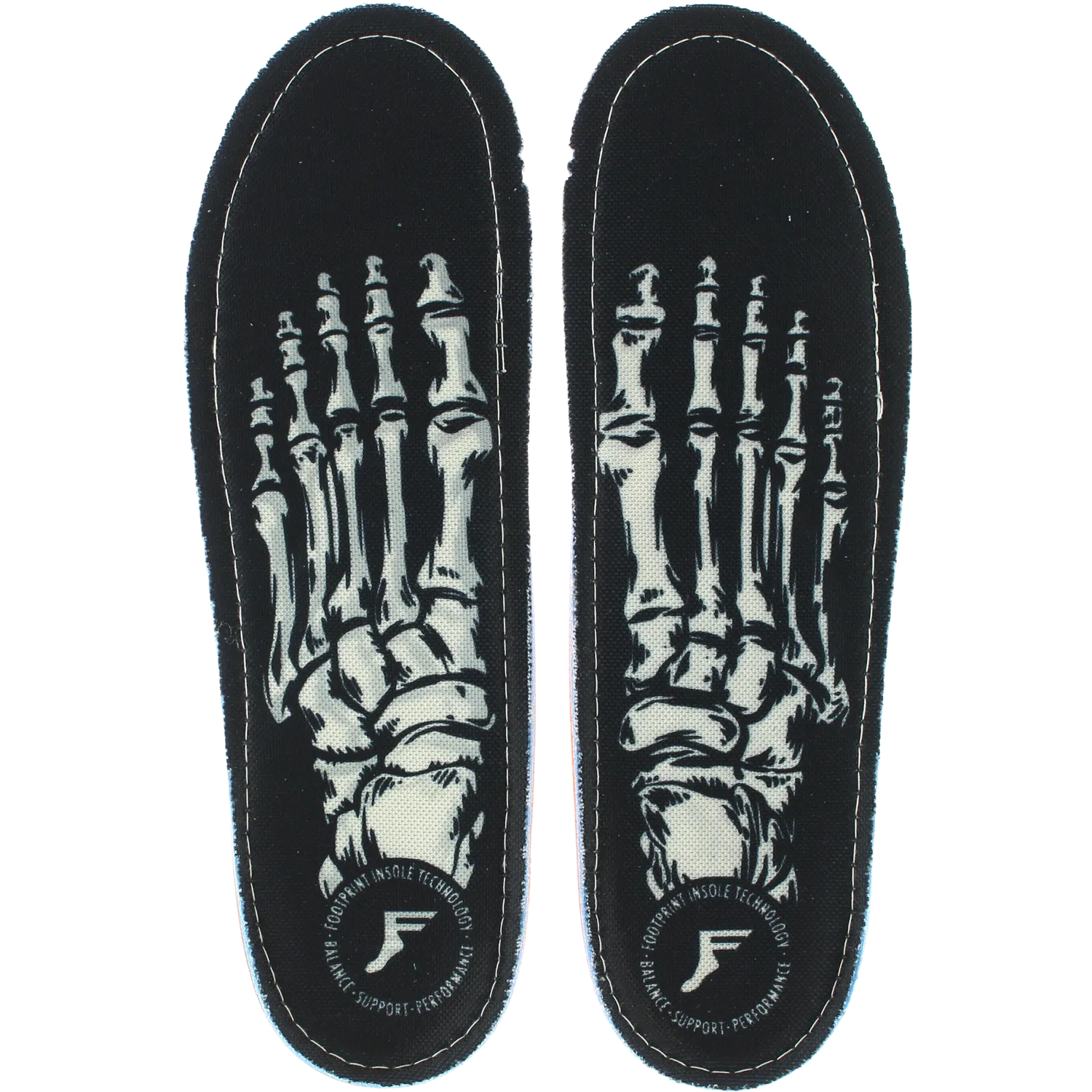 FOOTPRINT KINGFOAM SKELETON BLACK 6-6.5 INSOLE