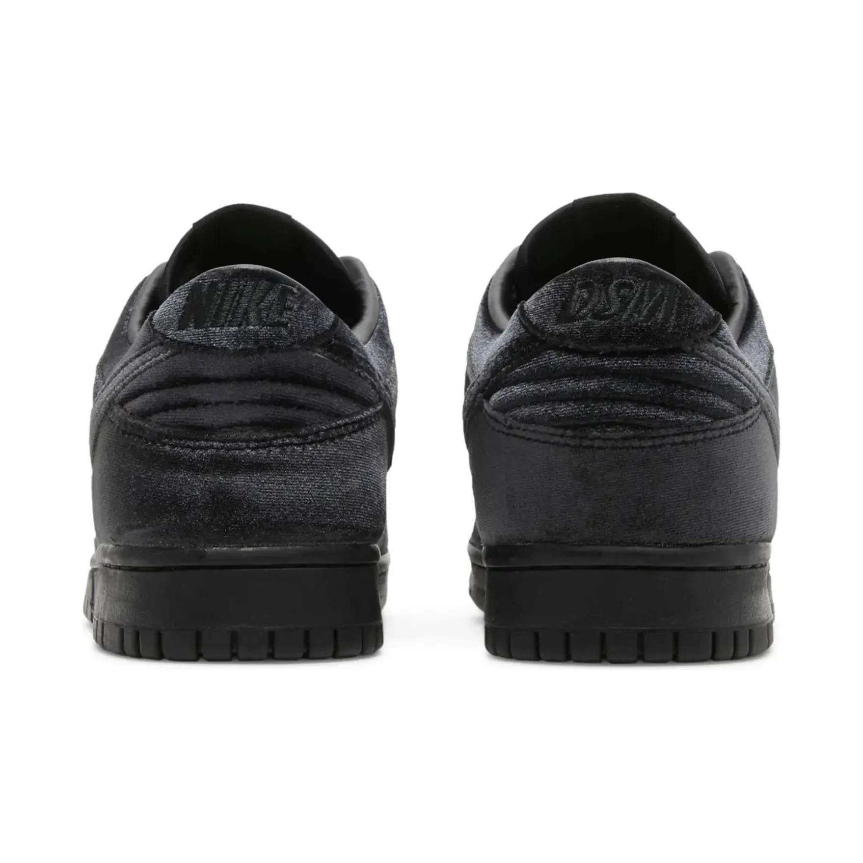 Nike Dunk Low Dover Street Market Triple Black Velvet Strength