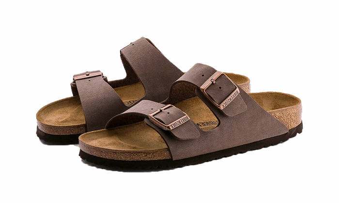 Arizona Birko-Flor Nubuck Mocha Garden Slippers