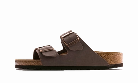 Beach Slides Modern Lifestyle Slides Arizona Birko-Flor Nubuck Mocha