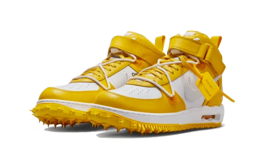 Air Force 1 Mid SP Off-White Varsity Maize Running