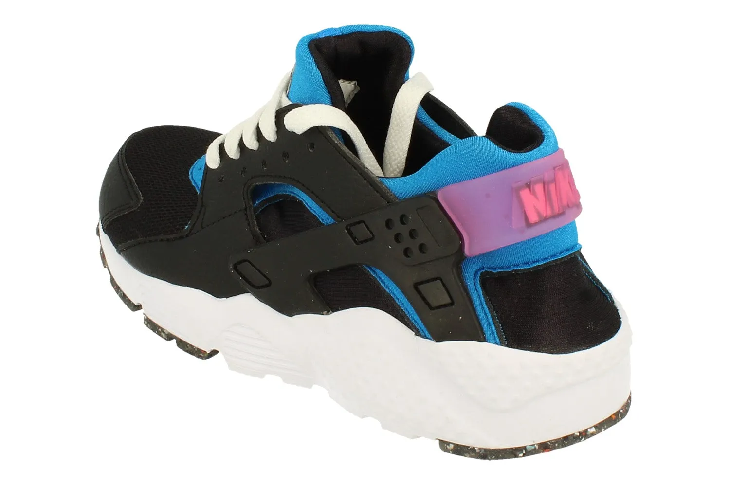 Nike Huarache Run GS E Trainers Dr0166 001 soft - foam sole shoes toe box roomy