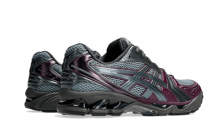 running in suburbs Gel-Kayano 14 Atmos Grey Purple