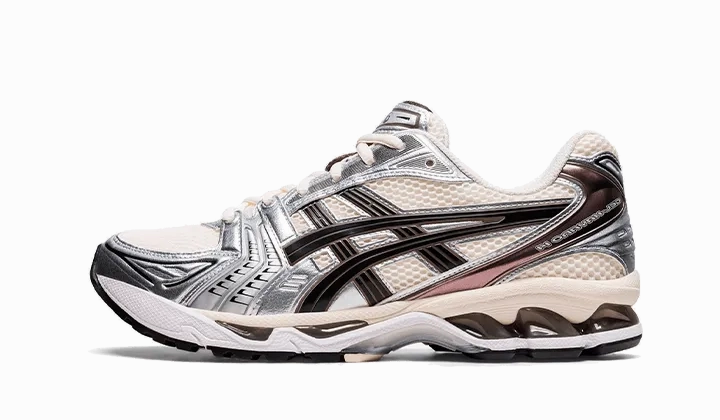 Comfort Run Gel-Kayano 14 Cream Black Metallic Plum