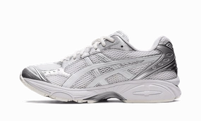 Gel-Kayano 14 JJJJound Silver White wind - resistant - upper shoes running for energy boost