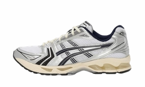Gel-Kayano 14 JJJJound White Silver Black arch - support running shoes hiker shoes