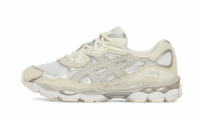 Gel-NYC White Oyster Grey Wide - footed