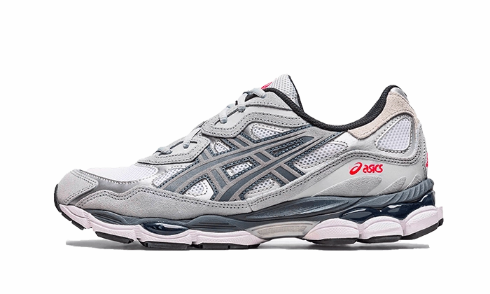 Gel-NYC White Steel Grey all - season shoes