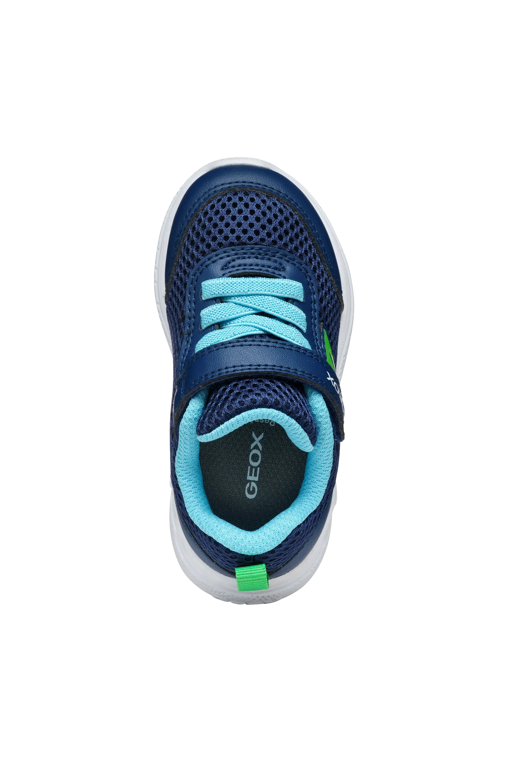 Geox Kids Trainers | Sprintye | Navy & Light Green