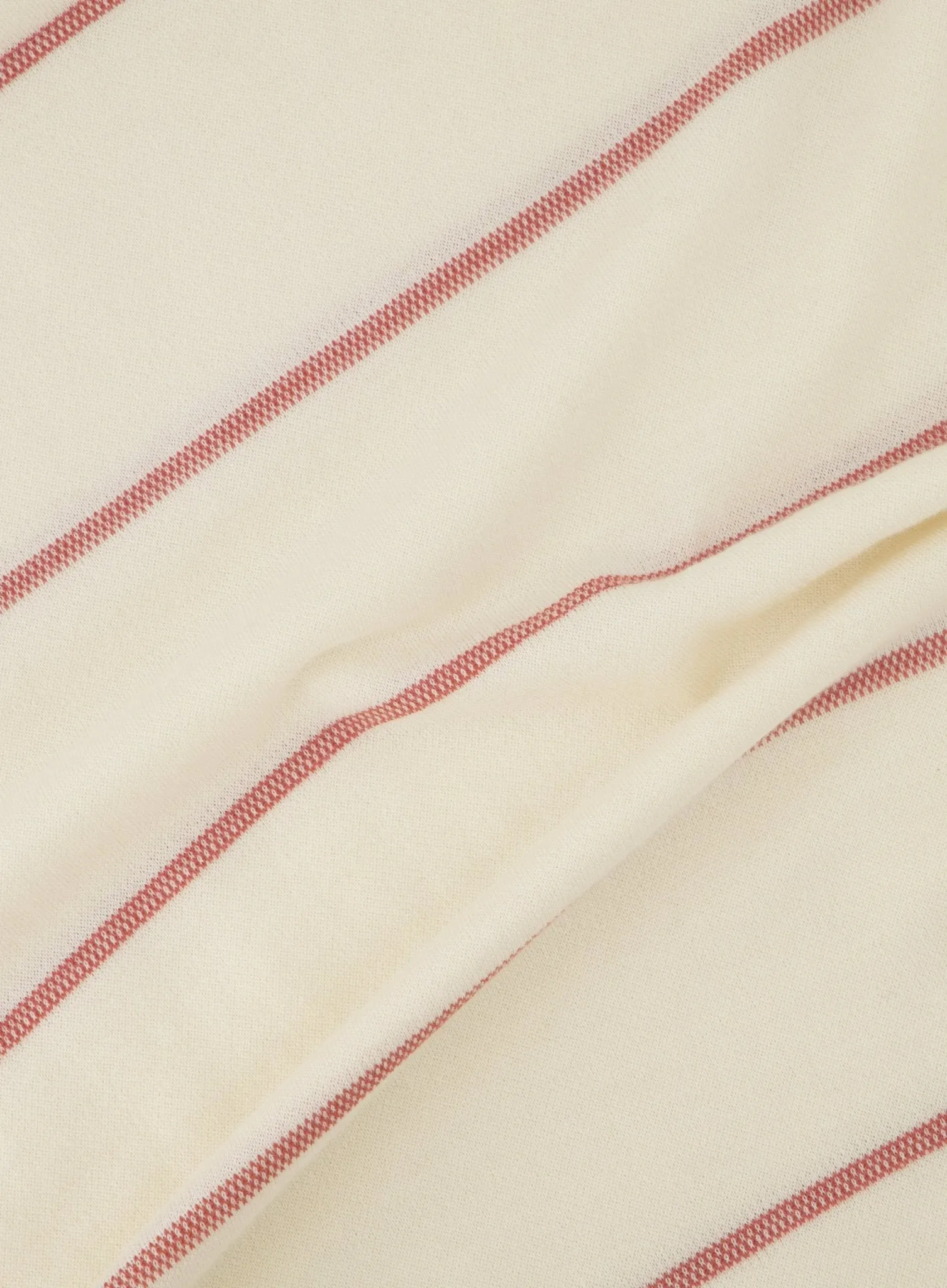 Gestreept t-shirt van katoen en cashmere