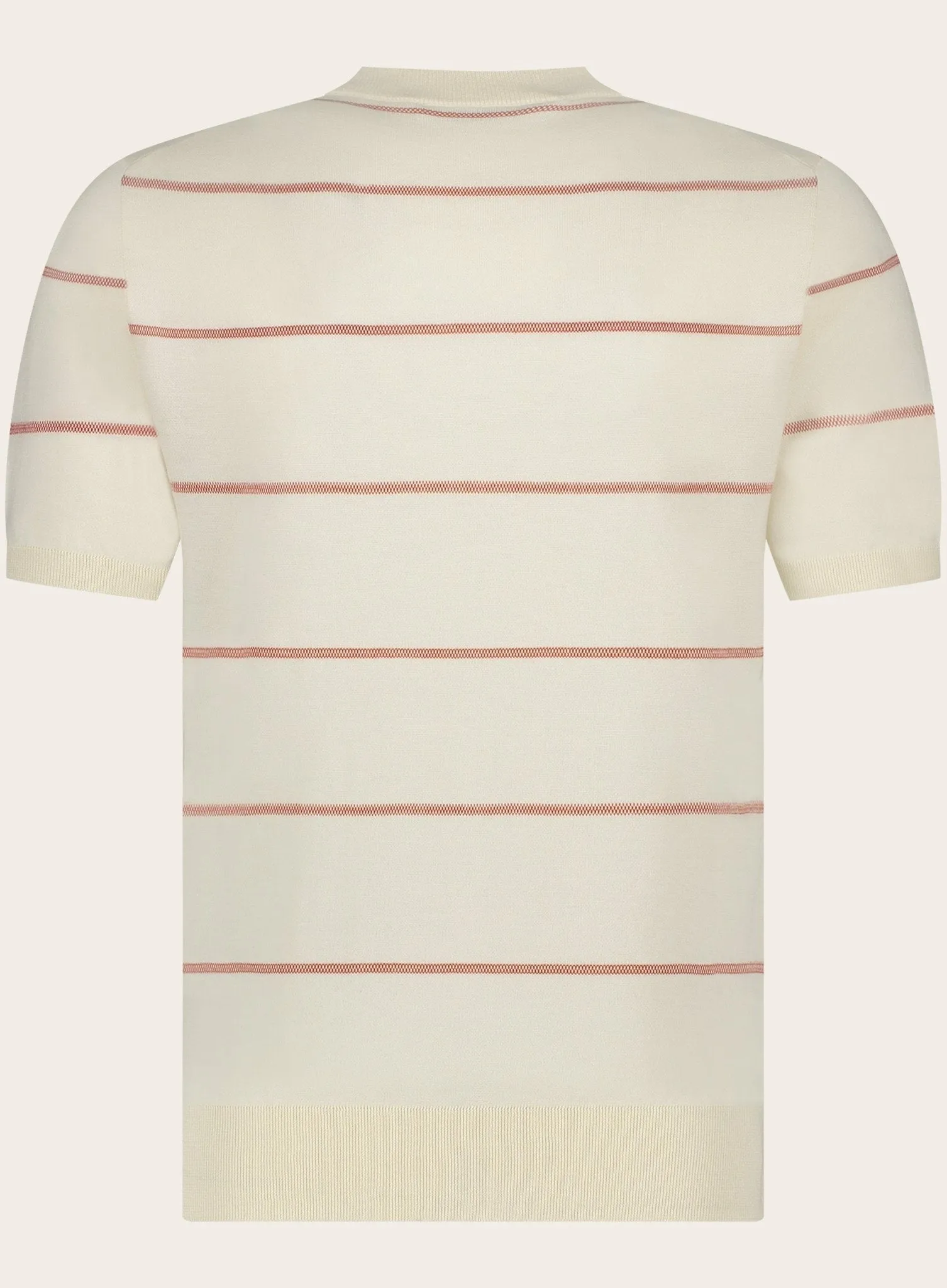 Gestreept t-shirt van katoen en cashmere