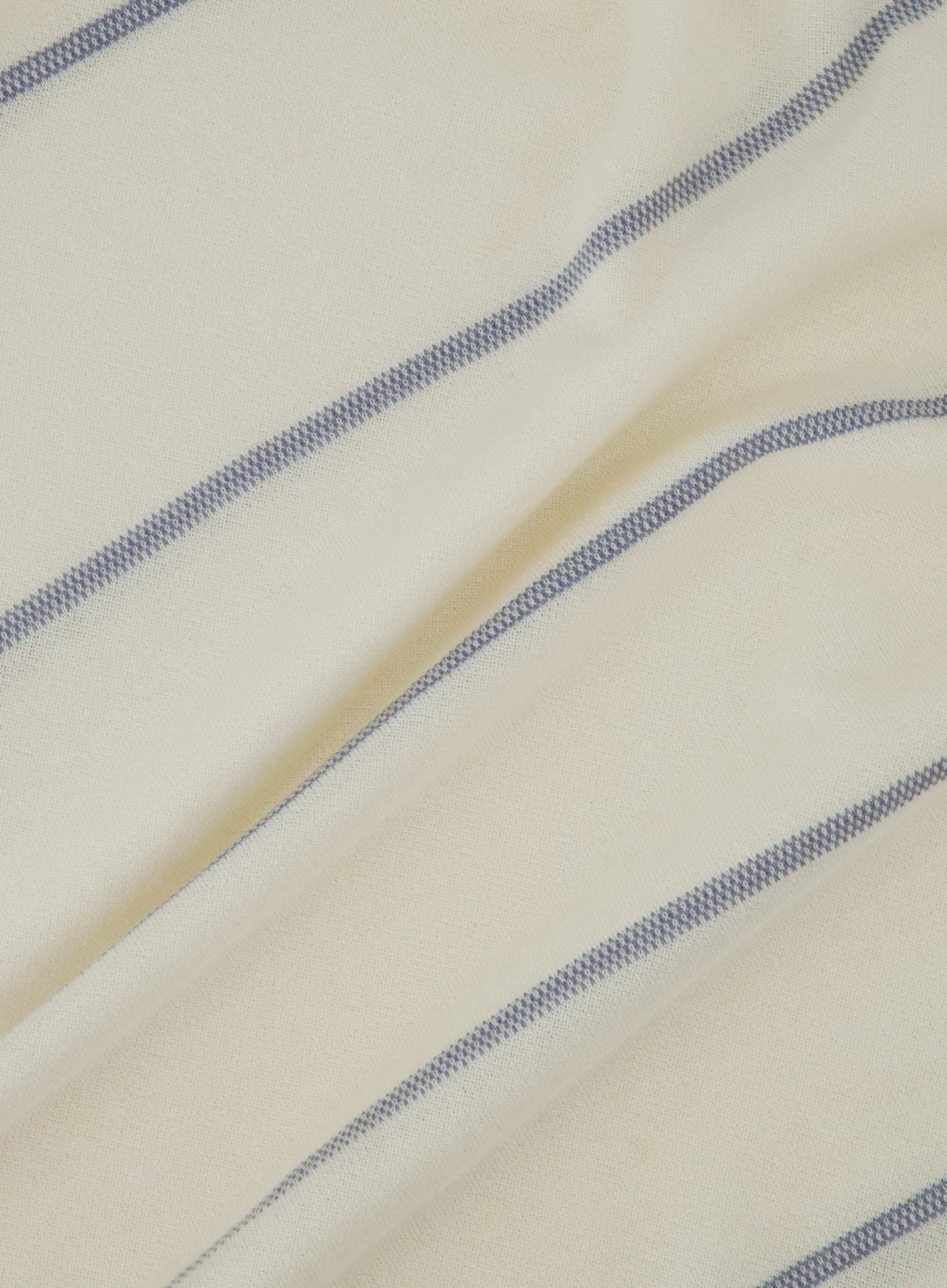 Gestreept t-shirt van katoen en cashmere