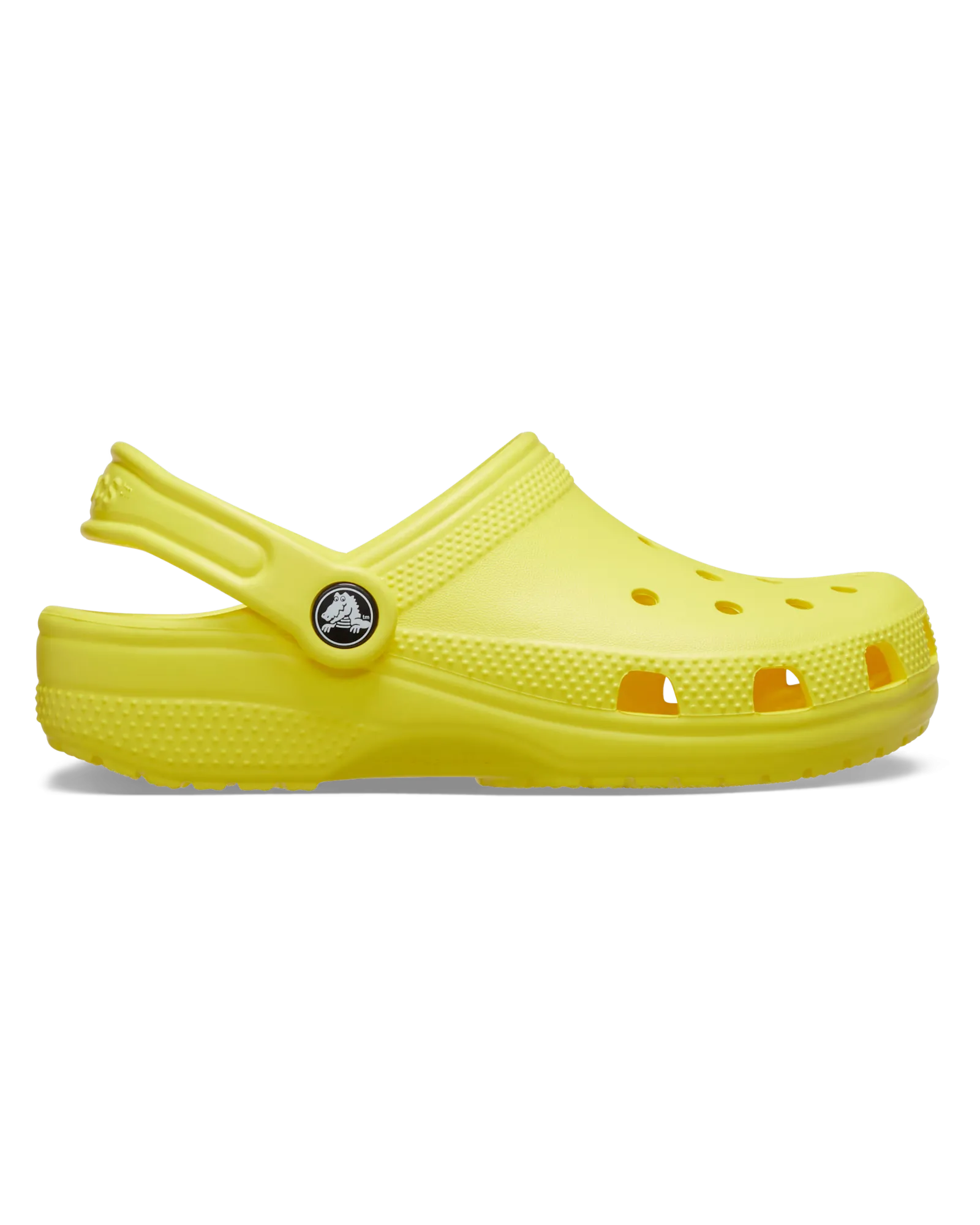 Girls Classic Clogs in Cyber Yellow