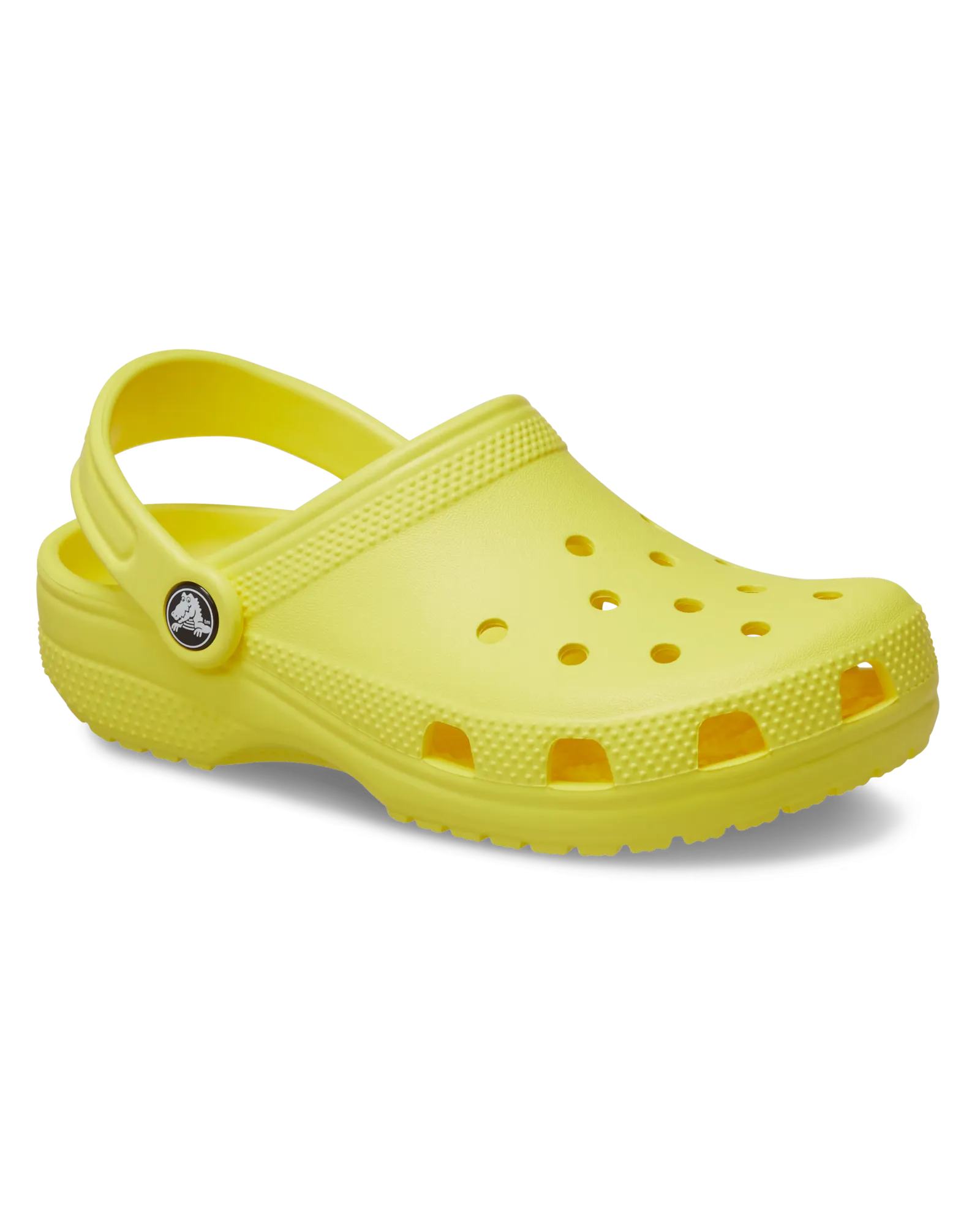 Girls Classic Clogs in Cyber Yellow